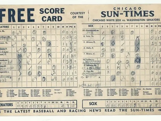 Baseball Scorecard