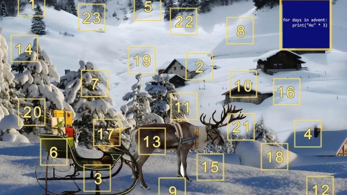 Python advent calendar