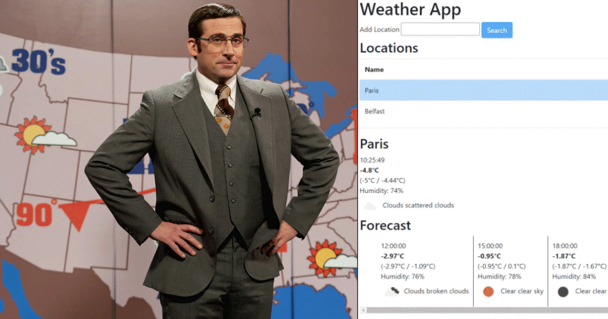 React Tutorial - Build a Weather App from Scratch - Part 1 | Instil
