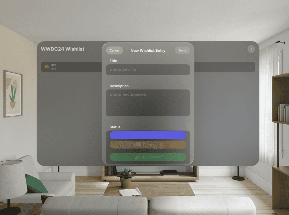Running App on Vision Pro on Apple Vision Target